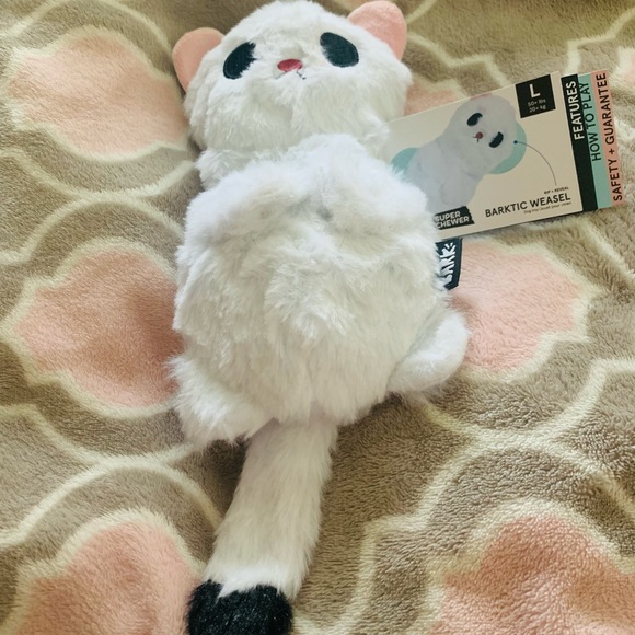 ❤️SOLD ON MERCARI❤️NEW BARK SUPER CHEWER BARKTIC WEASEL/WITH 2 BONUS RUBBER - Picture 4 of 9
